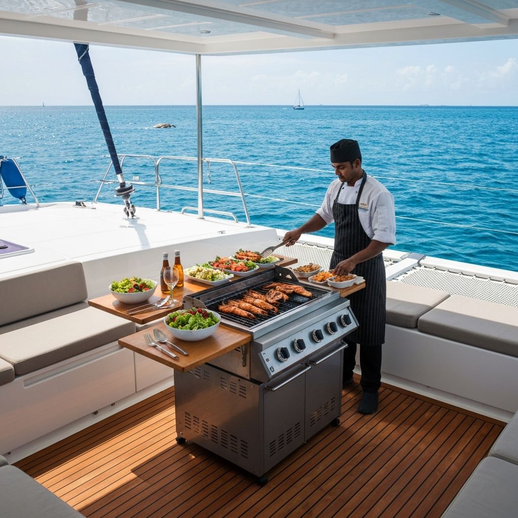 BBQ Lunch on Île aux Cerfs